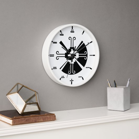 Maya数字 – Hunab Ku 壁時計 (オフィス)