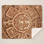 Maya異教のオーナメントのTribeテクスチャ シェルパブランケット (正面(横))