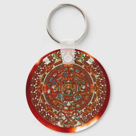 maya aztecカレンダー キーホルダー (正面)