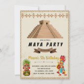 Maya birthday celebration invite 招待状 (正面)
