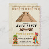 Maya birthday celebration invite 招待状 (正面/裏面)