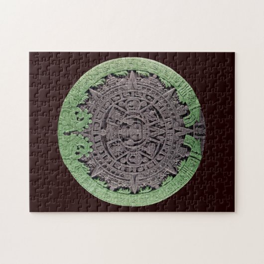 Maya Calendar - Mayan Style ジグソーパズル (横)