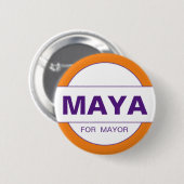 Maya Wiley for NYC Mayor 2021ボタン 缶バッジ (正面&裏面)