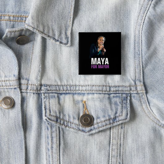 Maya Wiley for NYC Mayor 2021 缶バッジ (インサイチュ)