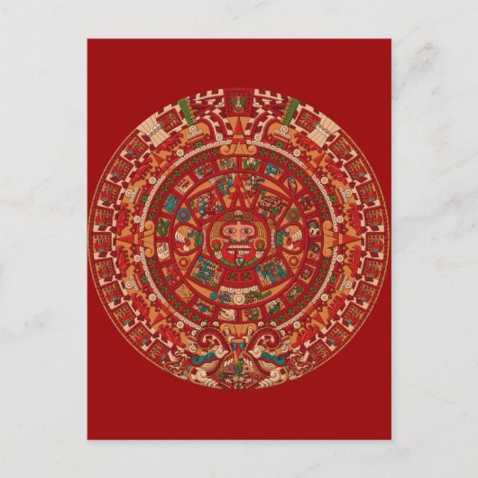 Mayan / (アステカ)カレンダーホイール ポストカード (正面)