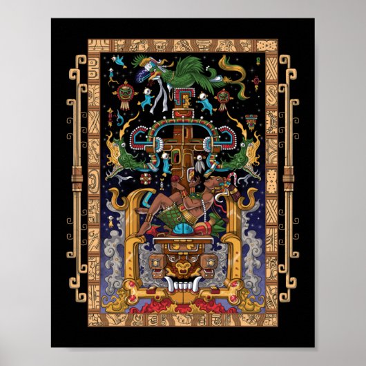 Mayan Astronaut King Pakal ポスター (正面)