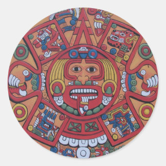 Mayan Calendarスタンプ ラウンドシール