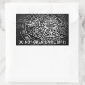 Mayan Calendarスタンプ 長方形シール (バッグ)