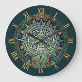 Mayan Calendar Clock ラージ壁時計 (正面)