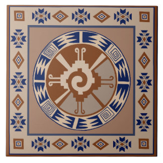 Mayan Hunab Ku Celestial Ceramic Tile タイル