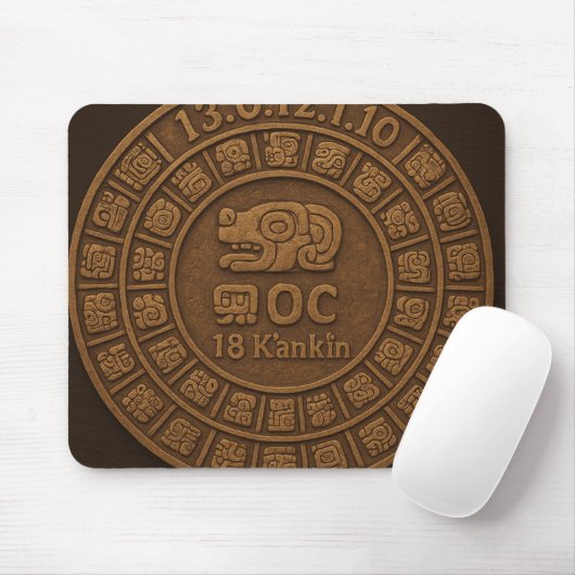 🖱️ Mayan Long Count Mouse Pad マウスパッド (マウス)