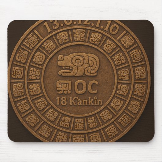 🖱️ Mayan Long Count Mouse Pad マウスパッド (正面)