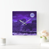 Mayan Ruins | Tulum Mexico スクエア壁時計 (ホーム)