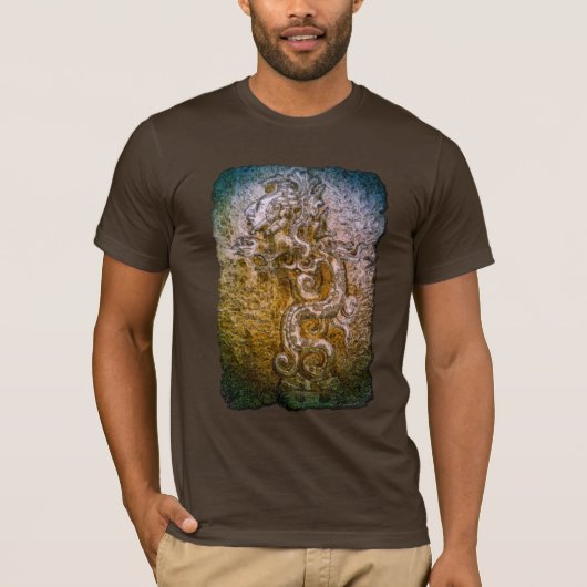 MAYAN Serpent神Tシャツ Tシャツ (正面)