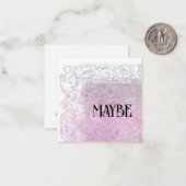 *~* MAYBE人間関係AP63フラットノートカード ノートカード (正面/裏面インサイチュ)