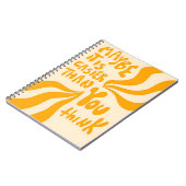 Maybe It’s Easier Than You Think – Motivational  ノートブック (左側)