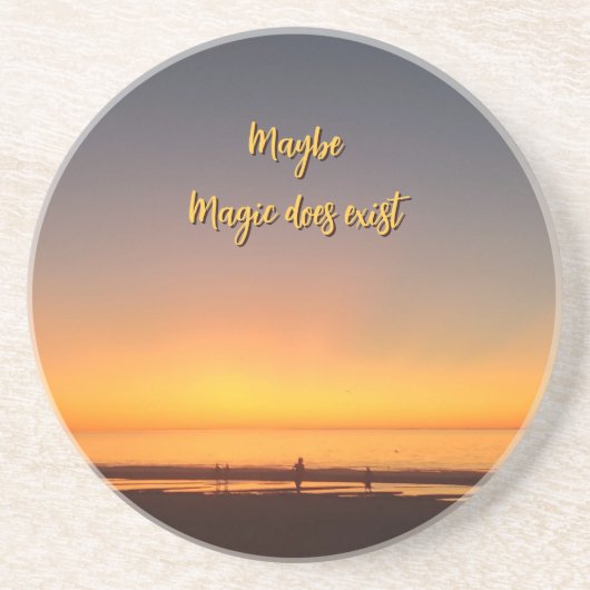 "Maybe Magic Does Exist" コースター (正面)