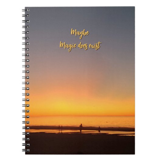 "Maybe Magic Does Exist" ノートブック (正面)