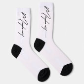 Maybe Not - よくはしゃぐ & Statementはっきりした引用文 ソックス (右)