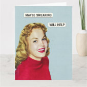 Maybe Swearing Will Help カード (正面)