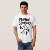 Maybe Swearing Will Help Funny Workout Cardio Fit Tシャツ (正面フル)