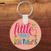 Maybe The Little Things Are Actually The Big Thing キーホルダー (正面)