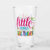 Maybe The Little Things Are Actually The Big Thing タンブラーグラス (正面)