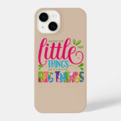 Maybe The Little Things Are Actually The Big Thing iPhoneケース (裏面)