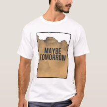 Maybe Tomorrow – 極簡主義モチベーショナル 引用 Typography