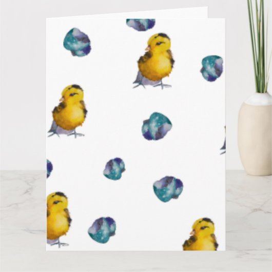 Maybelline Hatched Cloth Easter Napkins カード (正面)