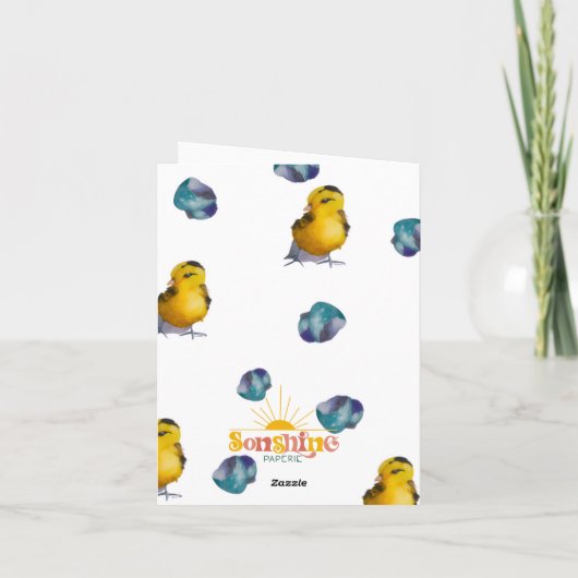 Maybelline Hatched Cloth Easter Napkins カード (裏面)