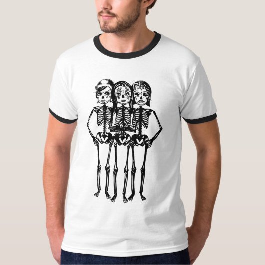 mayday ：白黒 tシャツ (正面)