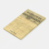 Mayflowerの子孫アルデンMullinsの親類 ポストイット (アングル)