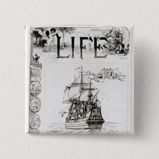 Mayflowerの「Lifeからのフロントカバー 缶バッジ (正面)