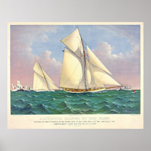 MayflowerはGalatea 1886年を打ちます ポスター