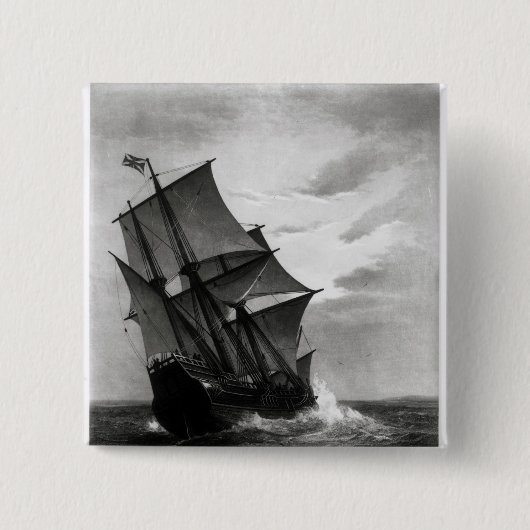 Mayflower 缶バッジ (正面)