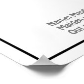 Mayflower – 船舶設計図プランBD ポスター (角)