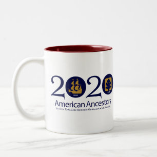 Mayflower 2020のアメリカの祖先のマグ ツートーンマグカップ