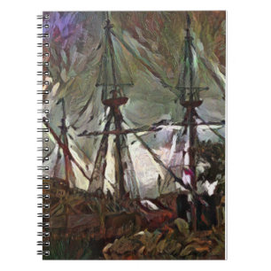 Mayflower 2 in A.I. art お洒落 ノートブック