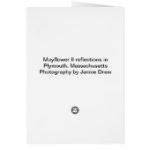 Mayflower II Reflections in Plymouth, MA (裏面)