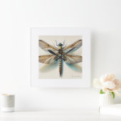 Mayfly Ephemera 071124IREF227 - Watercolor スクエア壁時計 (ホーム)