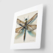 Mayfly Ephemera 071124IREF227 - Watercolor スクエア壁時計 (傾斜)