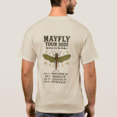 Mayfly Tour 2025 Tシャツ (裏面)