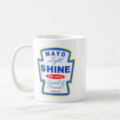 Mayo Light Shine For Jesus Christian Condiment Gro コーヒーマグカップ (左)