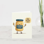 Mayo Recovery - Funny Get Well Soon Card カード (正面)