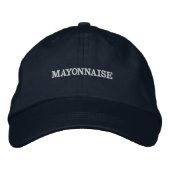 MAYONNAISE hat 刺繍入りキャップ (正面)