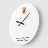 MayoTime-TimeにCuppaのために来ていた。 ラージ壁時計 (傾斜)