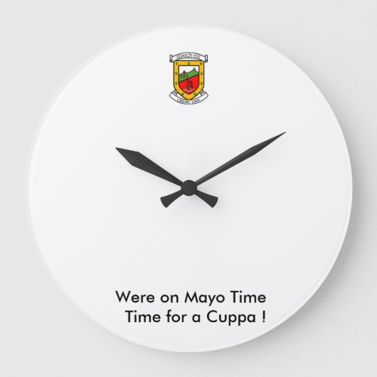MayoTime-TimeにCuppaのために来ていた。 ラージ壁時計 (正面)