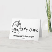 Maypoleのまわりのリス カード (裏面)