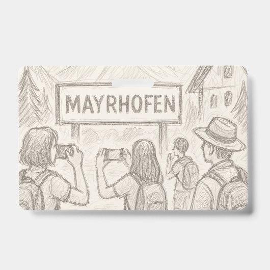 Mayrhofen  バッジ (正面)